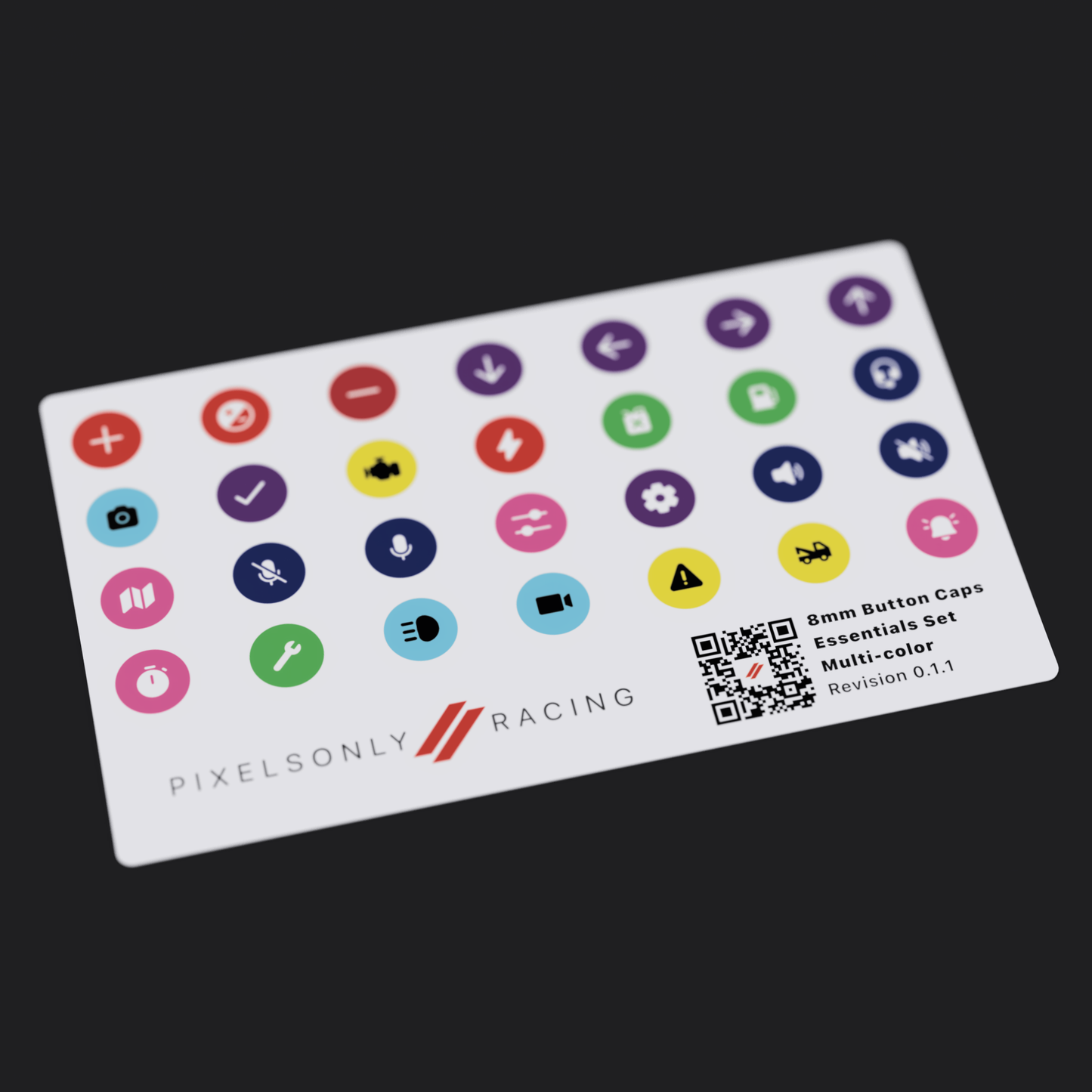 Button Cap Essentials Set for Logitech Pro Wheel