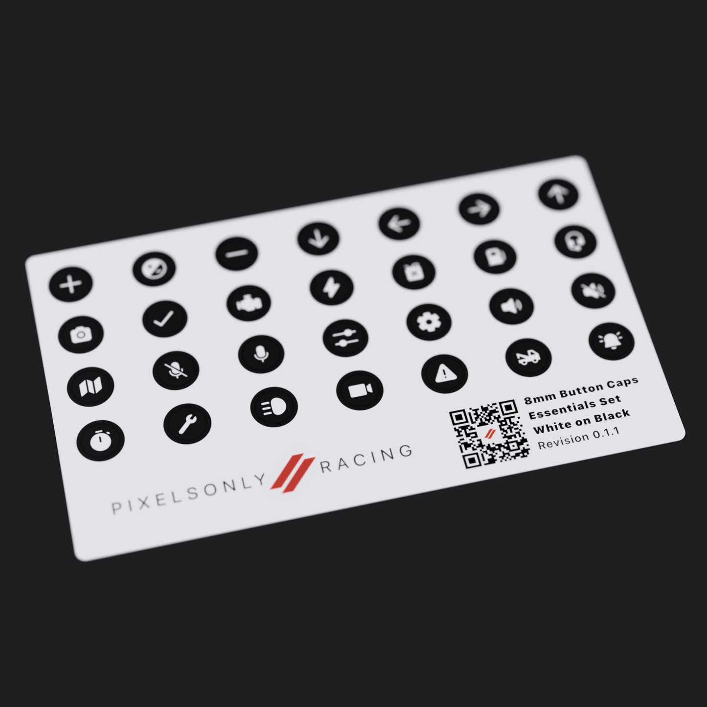 Button Cap Essentials Set for Logitech Pro Wheel