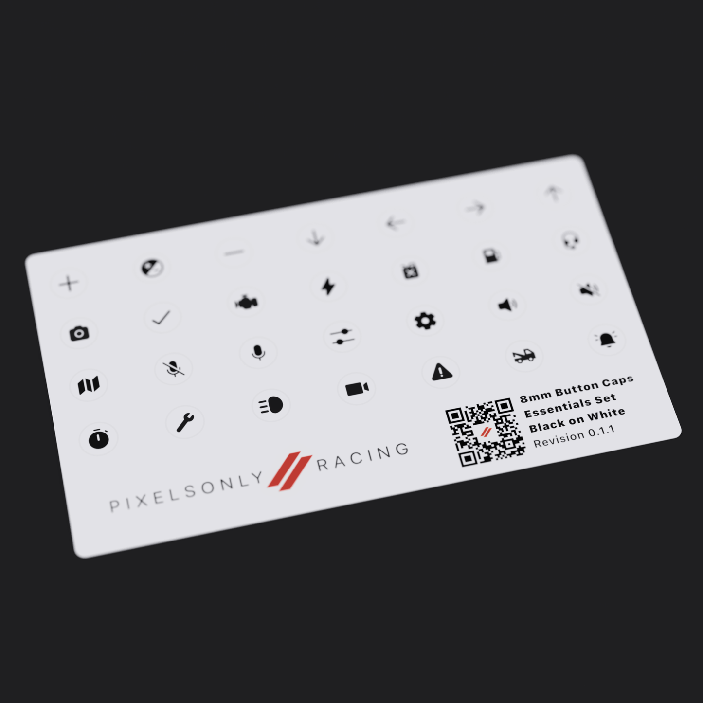 Button Cap Essentials Set for Logitech Pro Wheel